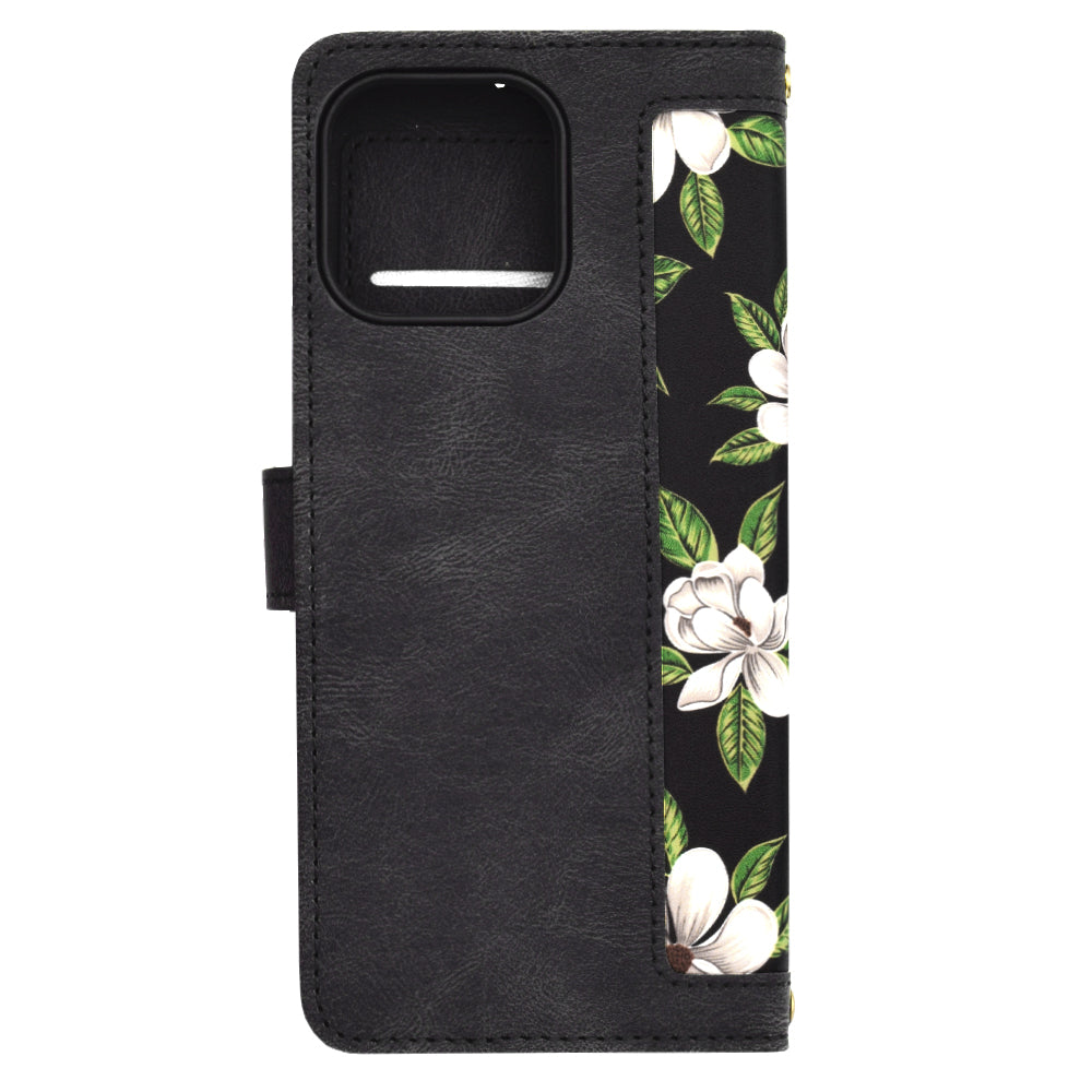 Case for Apple iPhone 15 Pro Max, Techsuit, FlipCraft, Black