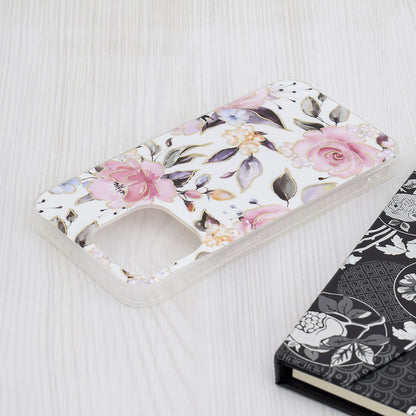Case for Apple iPhone 15 Pro Max, Techsuit, Marble, White