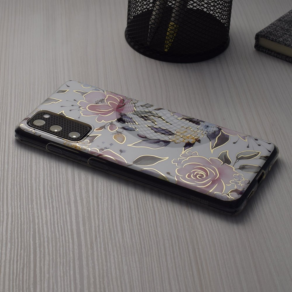 Case for Apple iPhone 15 Pro Max, Techsuit, Marble, White