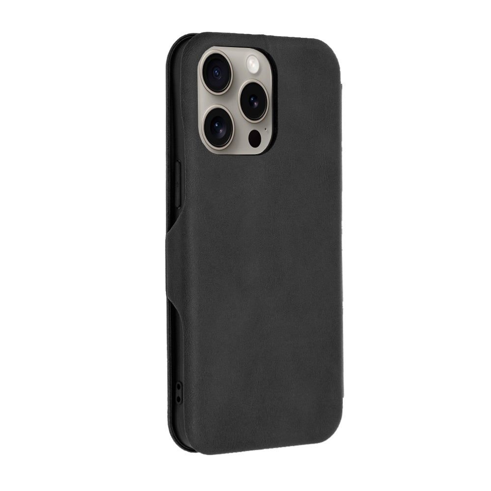 Case for Apple iPhone 15 Pro Max, Techsuit, Safe Wallet Plus, Black