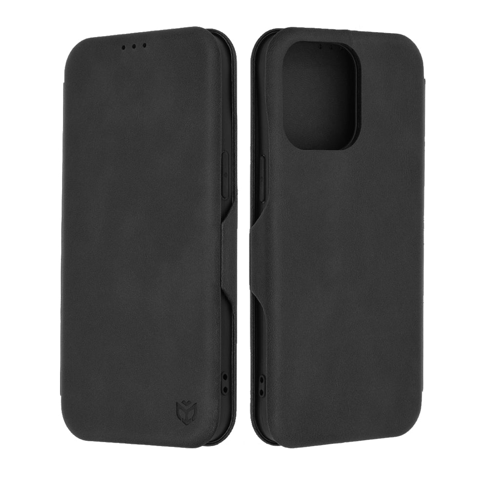 Case for Apple iPhone 15 Pro Max, Techsuit, Safe Wallet Plus, Black