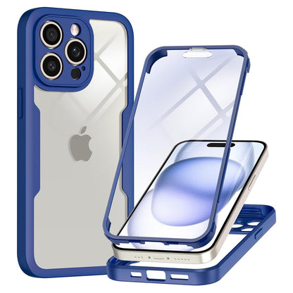 Case for Apple iPhone 15 Pro, Techsuit, ColorVerse 360, Blue