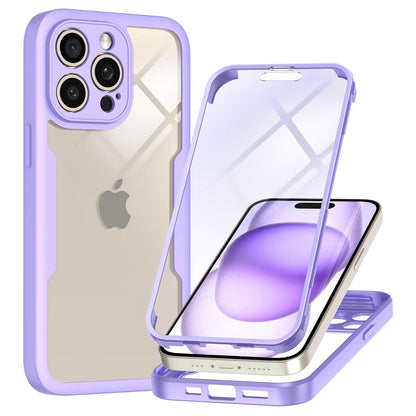 Case for Apple iPhone 15 Pro, Techsuit, ColorVerse 360, Purple