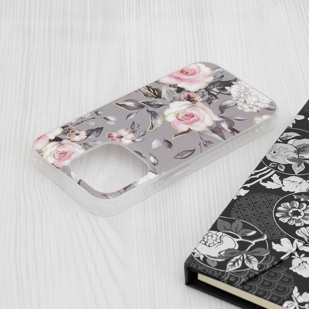 Case for Apple iPhone 15 Pro, Techsuit, Marble, Gray