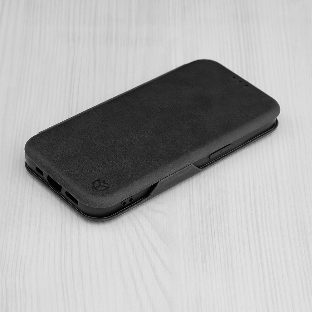 Case for Apple iPhone 15 Pro, Techsuit, Safe Wallet Plus, Black