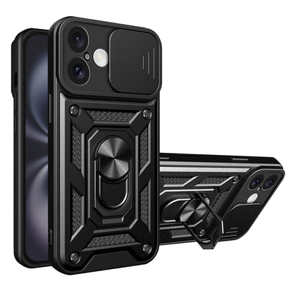 Case for Apple iPhone 16 Plus, Techsuit, CamShield, Black