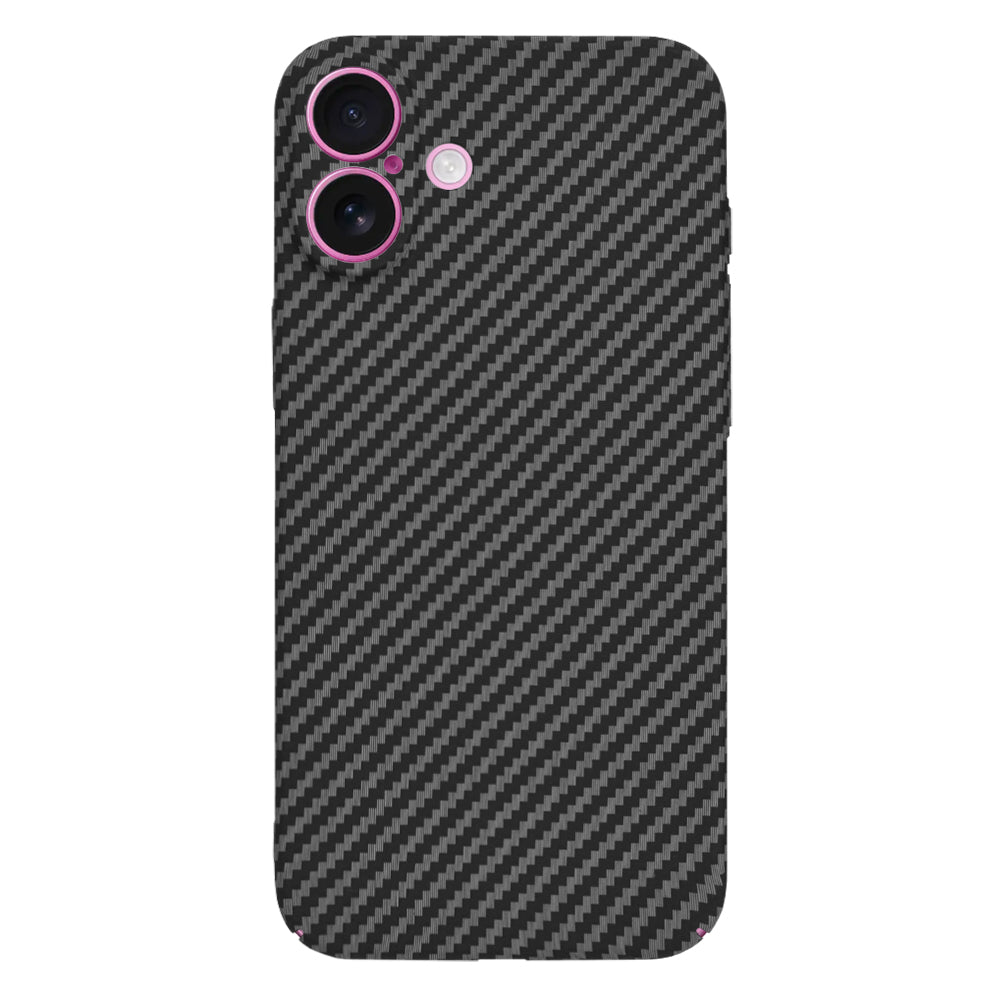 Case for Apple iPhone 16 Plus, Techsuit, Carbonite FiberShell, Black