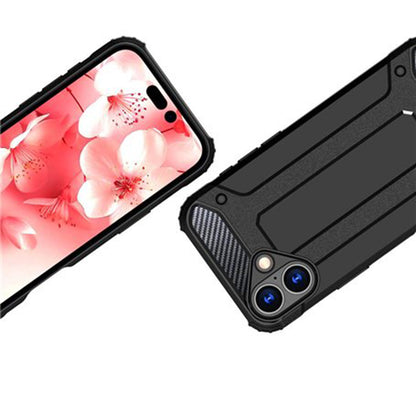 Case for Apple iPhone 16 Plus, Techsuit, Hybrid Armor, Black