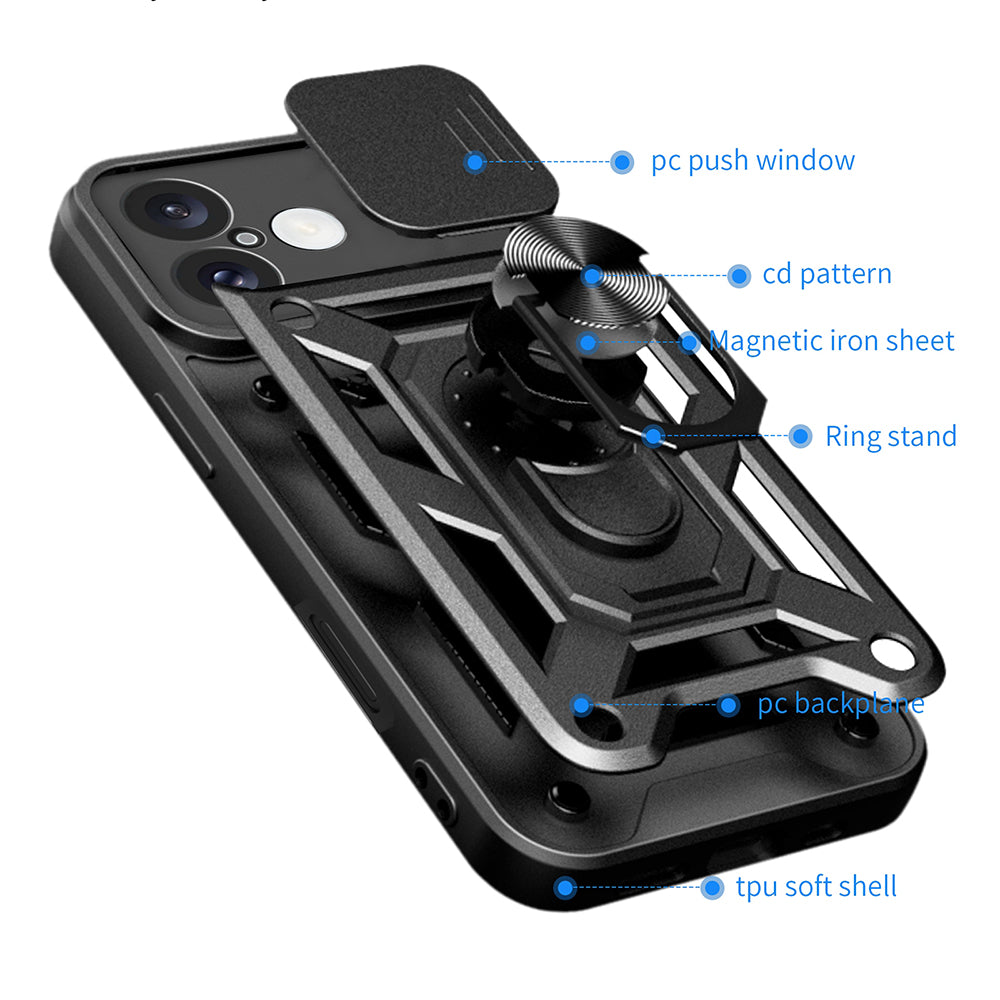 Case for Apple iPhone 16, Techsuit, CamShield, Green