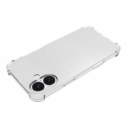 Case for Apple iPhone 16, Techsuit, Shockproof Clear Big Lens Hole, Transparent