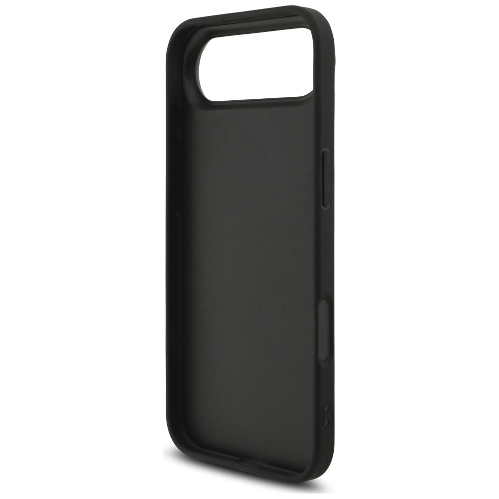 Case for Apple iPhone 17 Air, Guess, 4G Classic Logo with Strap, Black
