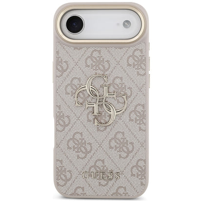 Case for Apple iPhone 17 Air, Guess, Big 4G Logo Classic, Golden Pink
