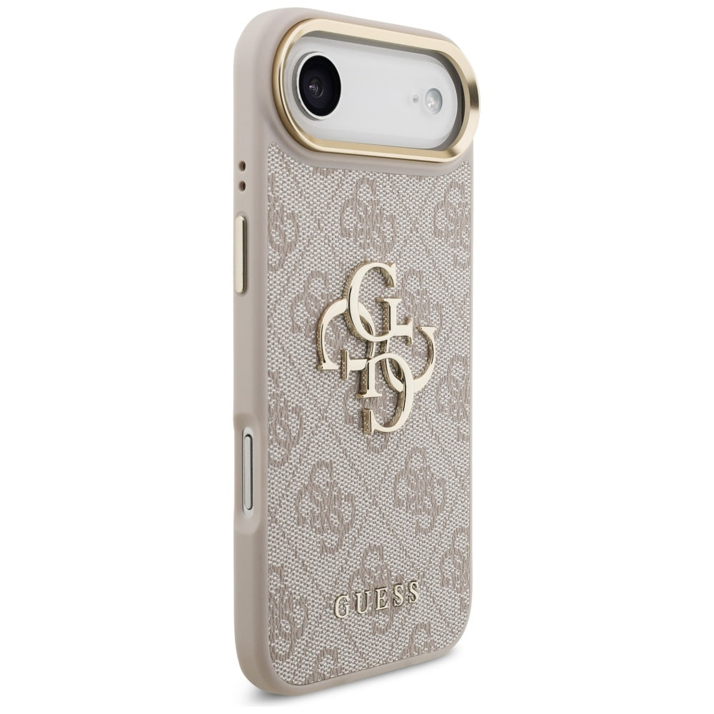 Case for Apple iPhone 17 Air, Guess, Big 4G Logo Classic, Golden Pink