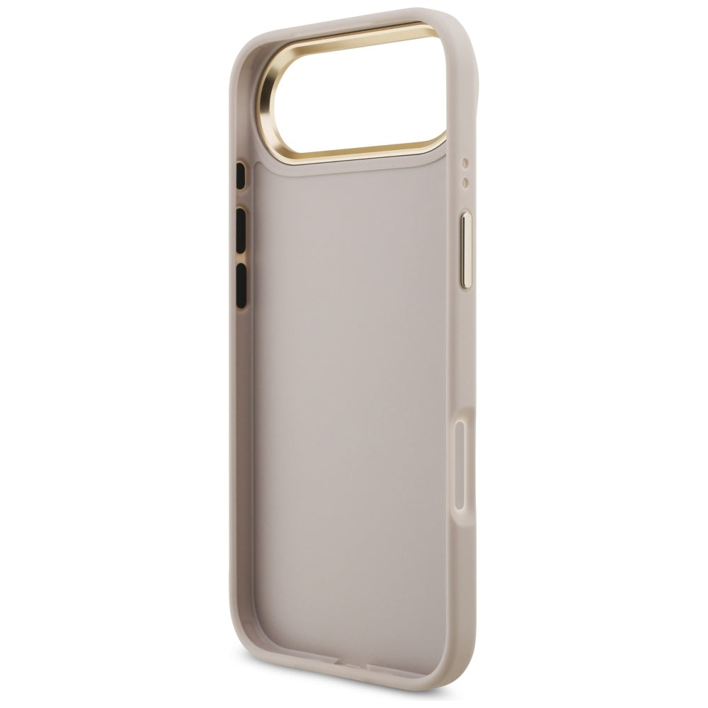 Case for Apple iPhone 17 Air, Guess, Big 4G Logo Classic, Golden Pink