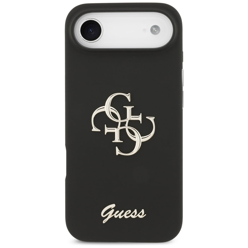 Case for Apple iPhone 17 Air, Guess, Big 4G Script, Black