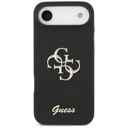 Case for Apple iPhone 17 Air, Guess, Big 4G Script, Black