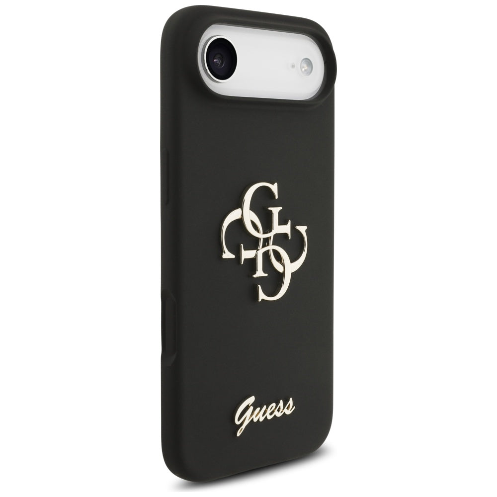 Case for Apple iPhone 17 Air, Guess, Big 4G Script, Black
