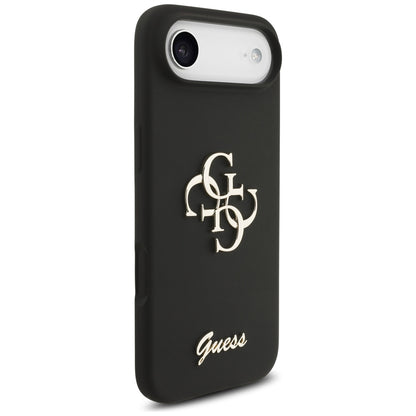 Case for Apple iPhone 17 Air, Guess, Big 4G Script, Black