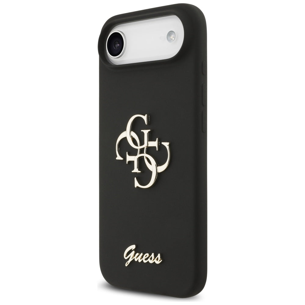Case for Apple iPhone 17 Air, Guess, Big 4G Script, Black