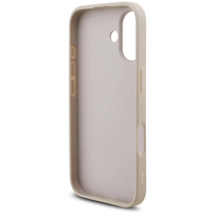 Case for Apple iPhone 17, Guess, 4G Classic Logo with Strap, Pink