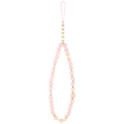 Case for Apple iPhone 17 Pro, Guess, 4G Classic Logo with Strap, Pink