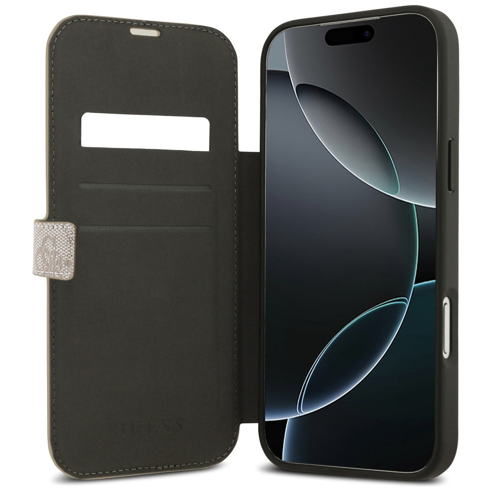 Case for Apple iPhone 17 Pro, Guess, 4G Metal Logo, Pink