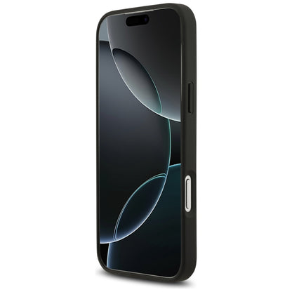 Case for Apple iPhone 17 Pro Max, Guess, 4G Ring Stand, Black