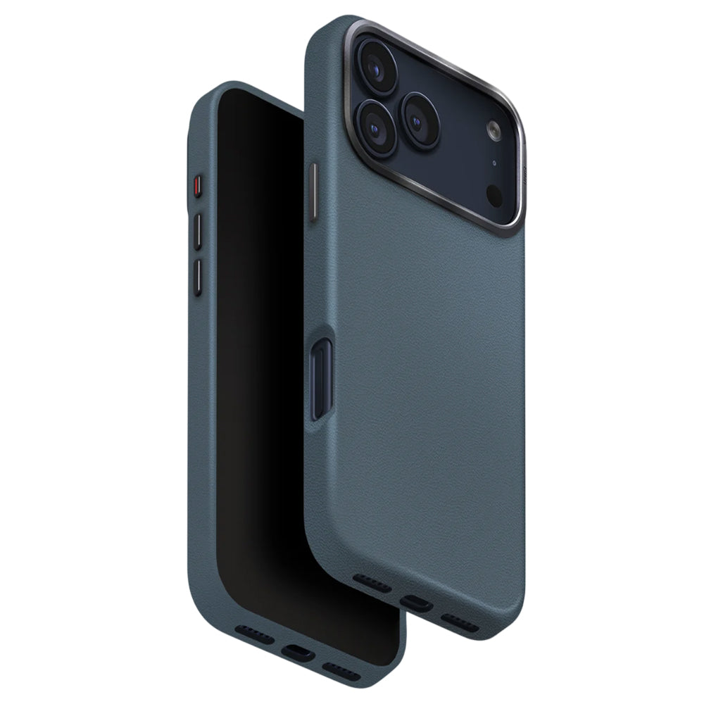 Case for Apple iPhone 17 Pro Max, UNIQ, Lyden Leatherette, Blue