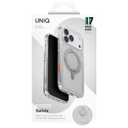 Case for Apple iPhone 17 Pro, UNIQ, Swivix, Silver