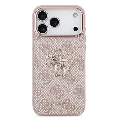 Case for Apple iPhone 18 Pro Max / 17 Pro Max, Guess, 4G Big Classic Logo, Pink