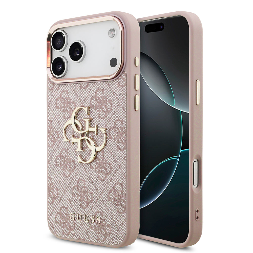 Case for Apple iPhone 18 Pro Max / 17 Pro Max, Guess, 4G Big Classic Logo, Pink