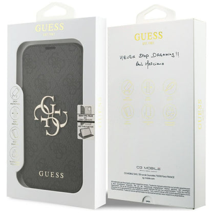 Case for Apple iPhone 18 Pro Max / 17 Pro Max, Guess, 4G Metal Logo, Black