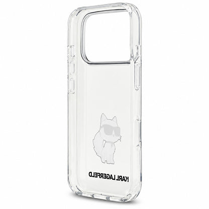 Case for Apple iPhone 18 Pro Max / 17 Pro Max, Karl Lagerfeld, IML Choupette NFT, Transparent