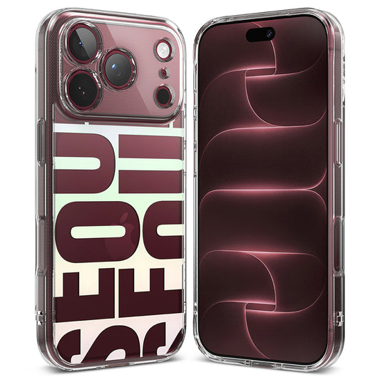 Case for Apple iPhone 18 Pro Max / 17 Pro Max, Ringke, Fusion Seoul, Burgundy