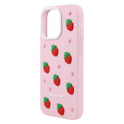 Case for Apple iPhone 16 Pro, OEM, Strawberry, Pink