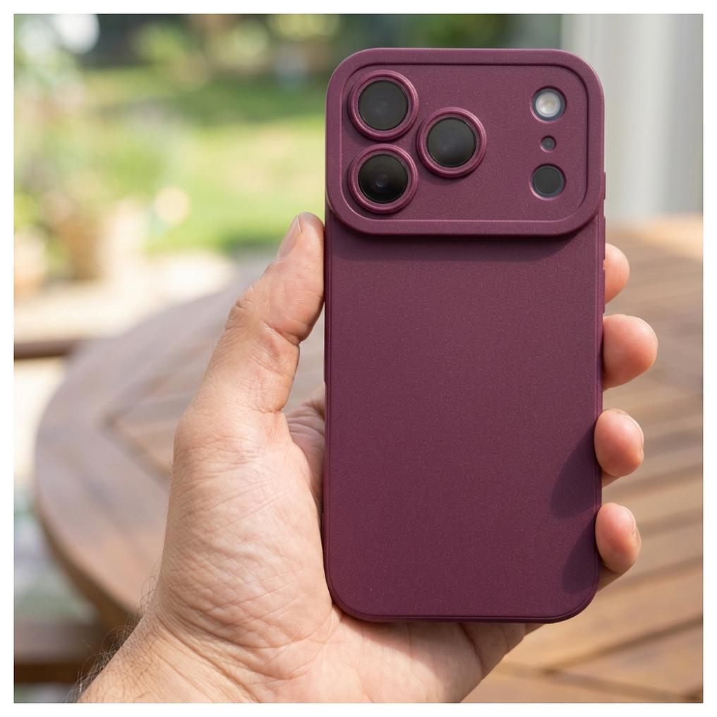 Case for Apple iPhone 18 Pro Max / 17 Pro Max, OEM, Matt 2.0, Burgundy