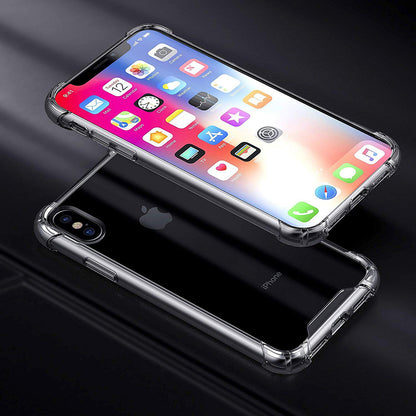 Case for Apple iPhone XS Max, Techsuit, Shockproof Clear, Transparent