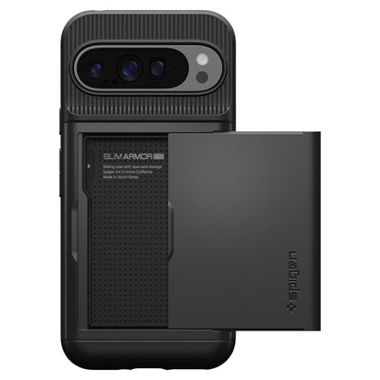Case for Google Pixel 9 Pro XL, Spigen, Slim Armor CS, Black ACS07729