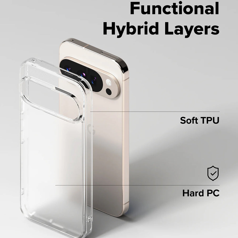Case for Google Pixel 10 Pro XL, Ringke, Fusion, Matte Transparent