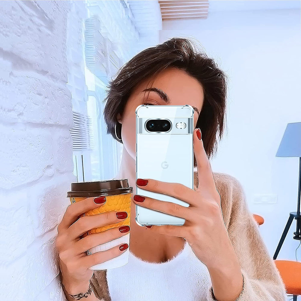 Case for Google Pixel 7, Techsuit, Shockproof Clear, Transparent