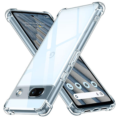 Case for Google Pixel 7a, Techsuit, Shockproof Clear, Transparent