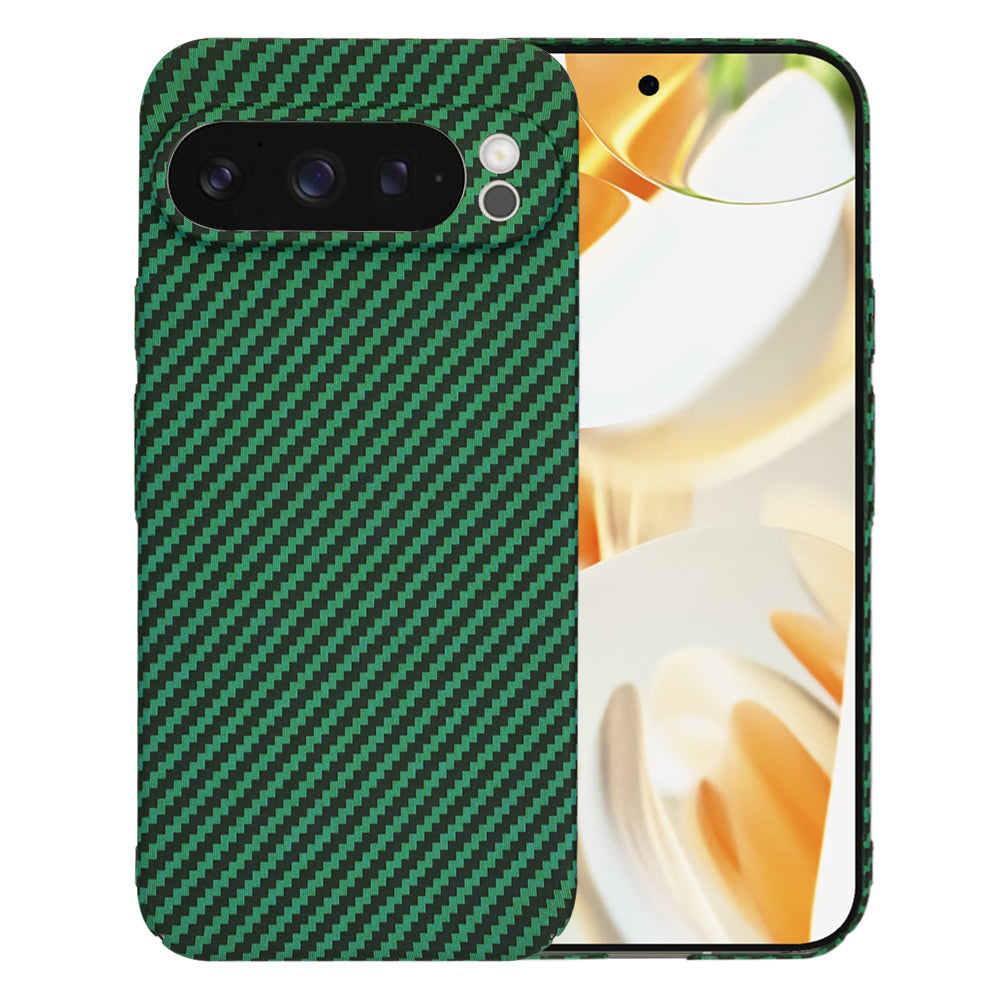 Case for Google Pixel 9 Pro, Techsuit, Carbonite FiberShell, Green
