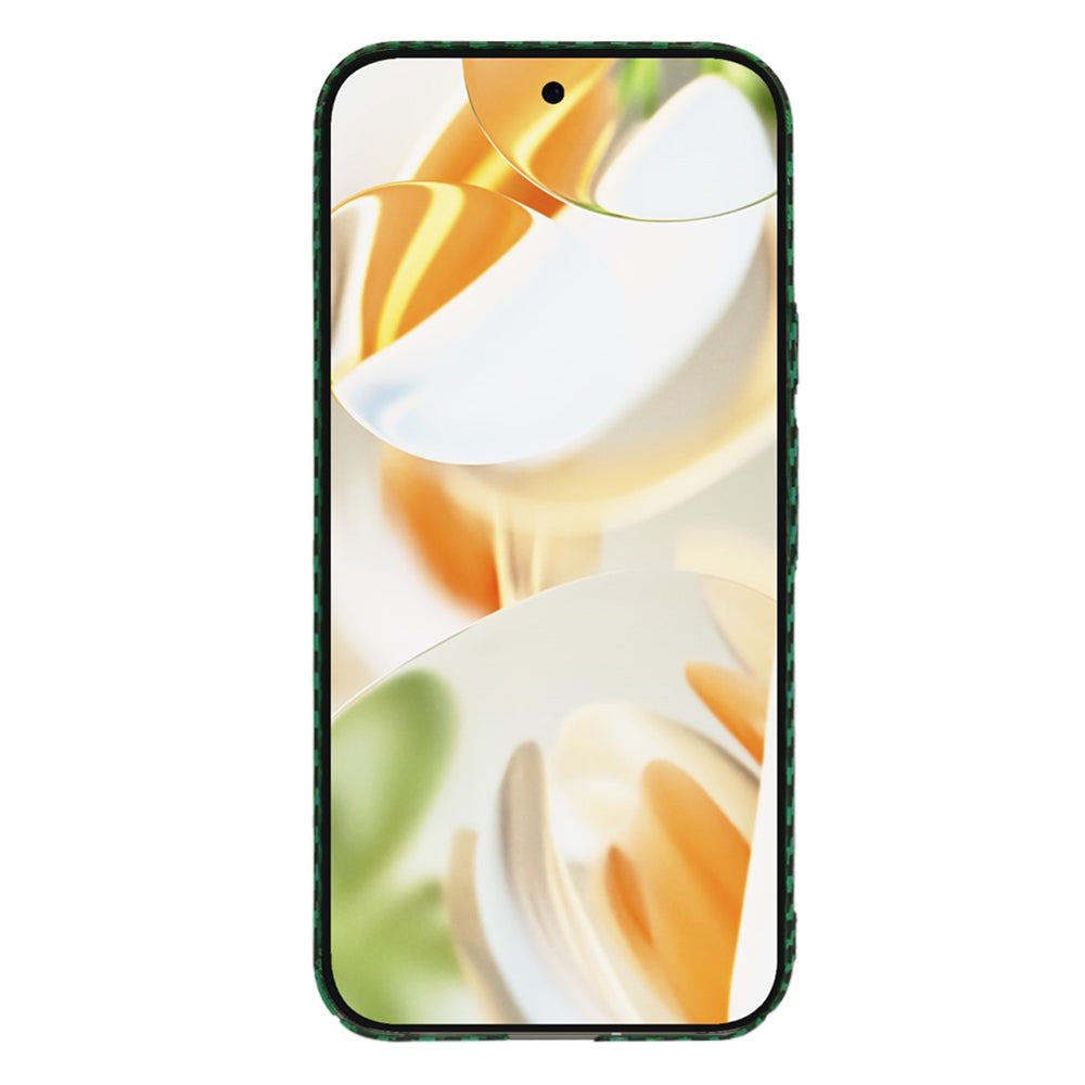 Case for Google Pixel 9 Pro, Techsuit, Carbonite FiberShell, Green