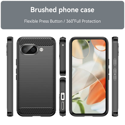 Case for Google Pixel 9a, Techsuit, Carbon, Blue