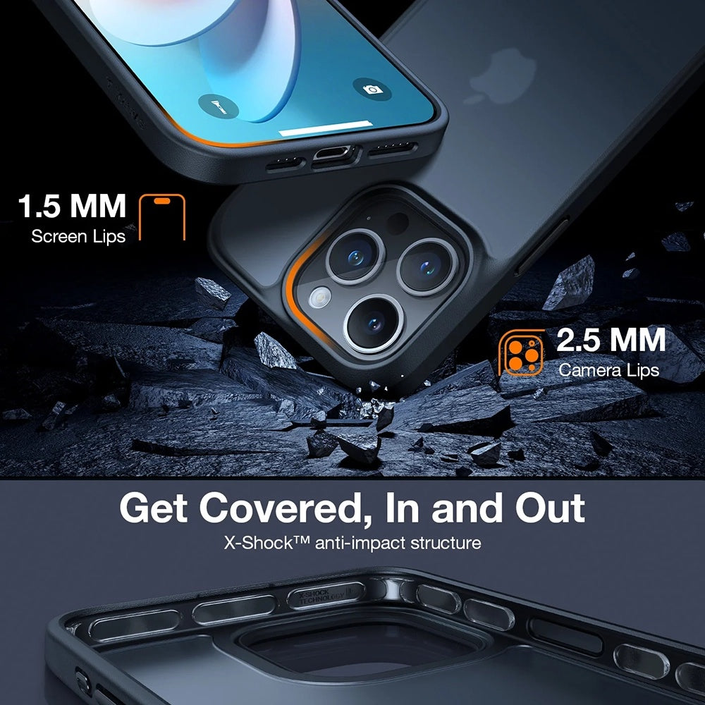 Case for Google Pixel 9a, Torras, Guardian, Black