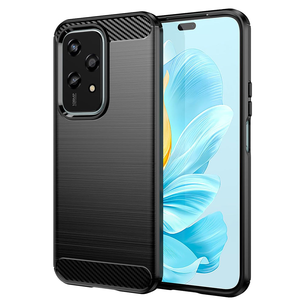 Case for Honor 200 Lite, Techsuit, Carbon, Black