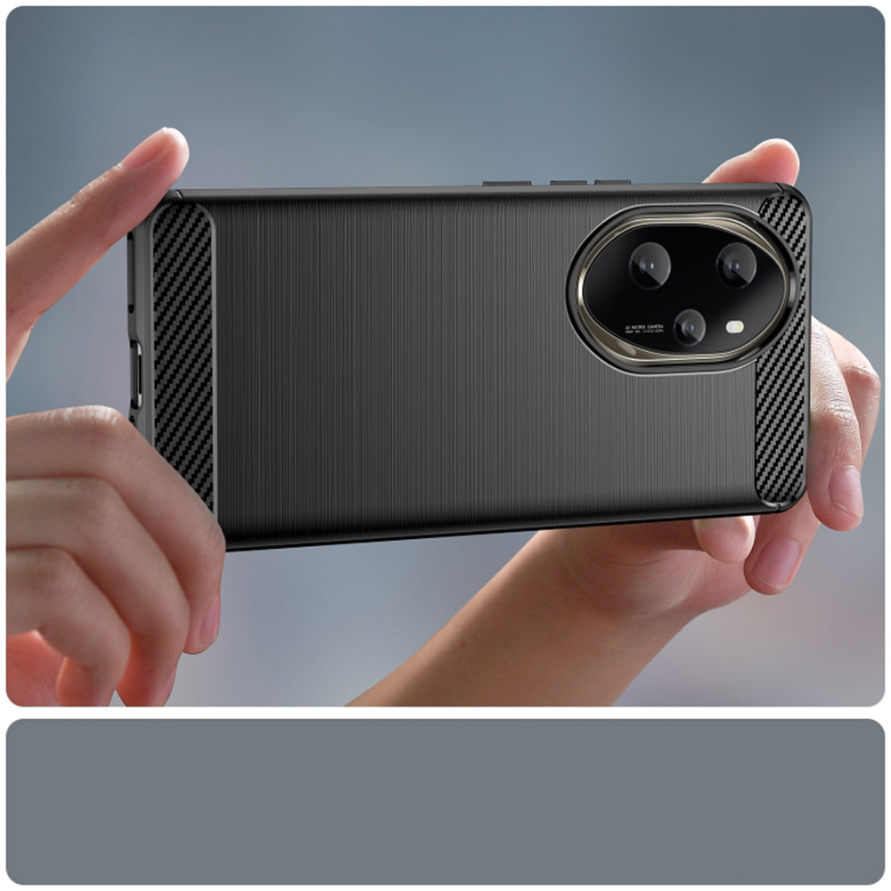 Case for Honor 200 Pro, Techsuit, Carbon, Black