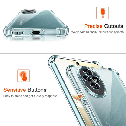 Case for Honor 200, Techsuit, Shockproof Clear, Transparent