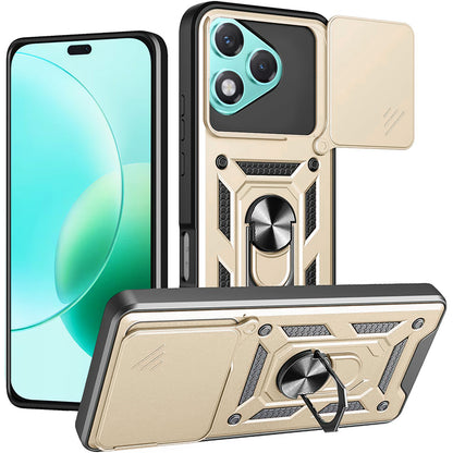 Case for Honor 400 Lite, Techsuit, CamShield, Gold
