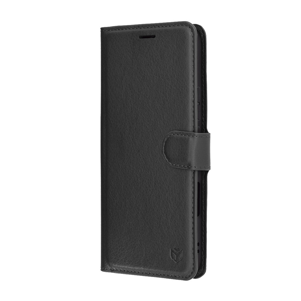 Case for Honor 400 Lite, Techsuit, Leather Folio, Black